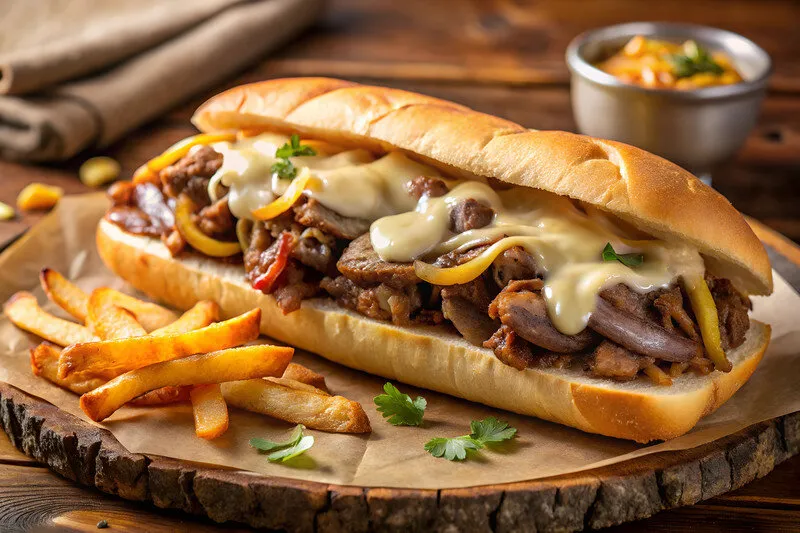 Philly cheesesteak from Steve's Wading River Deli