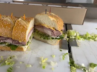 Delicious sandwiches and wraps